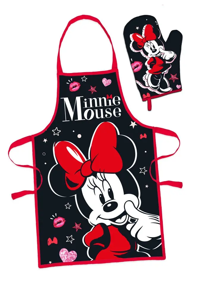 Disney Minnie Mouse Fartuch Damski, 2-częściowy zestaw zdjęcie produktu