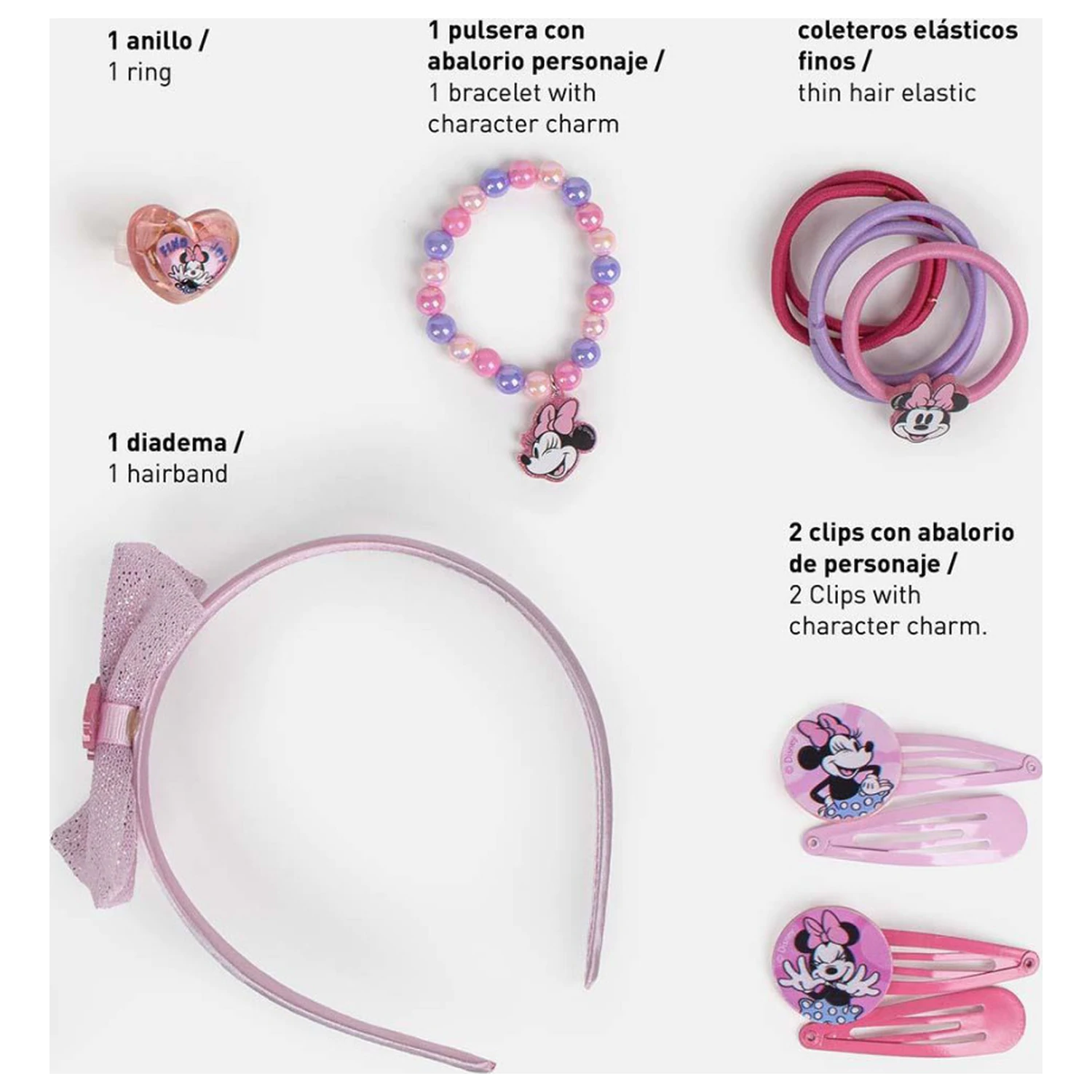 Disney Minnie Zestaw akcesoriów do włosów On-the-Go zdjęcie produktu