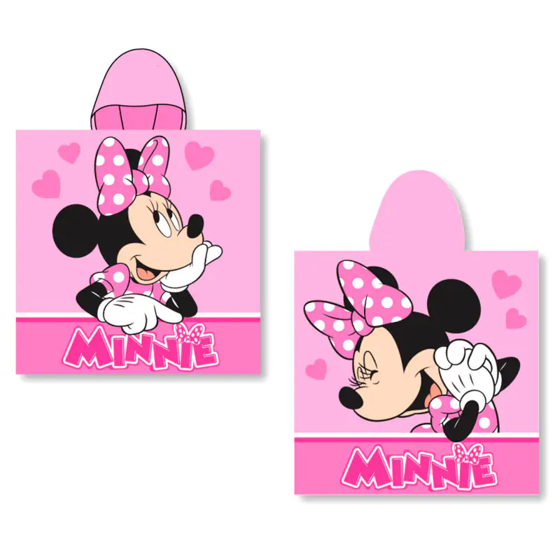 Disney Minnie cotton poncho towel - bawełniane ponczo ręcznik zdjęcie produktu