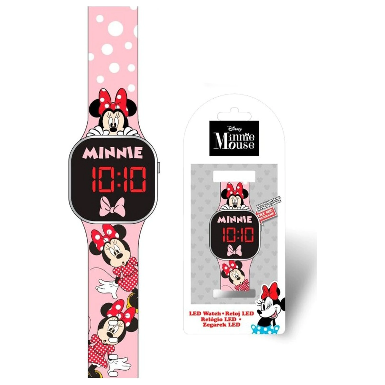 Disney Minnie Pink Cyfrowy LED Watch zdjęcie produktu