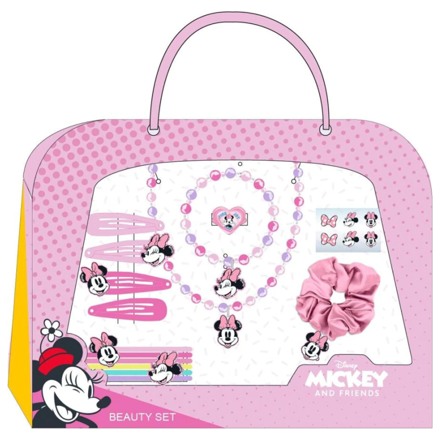 Disney Minnie Różowy Zestaw akcesoriów do włosów i biżuterii 15 sztuk zdjęcie produktu