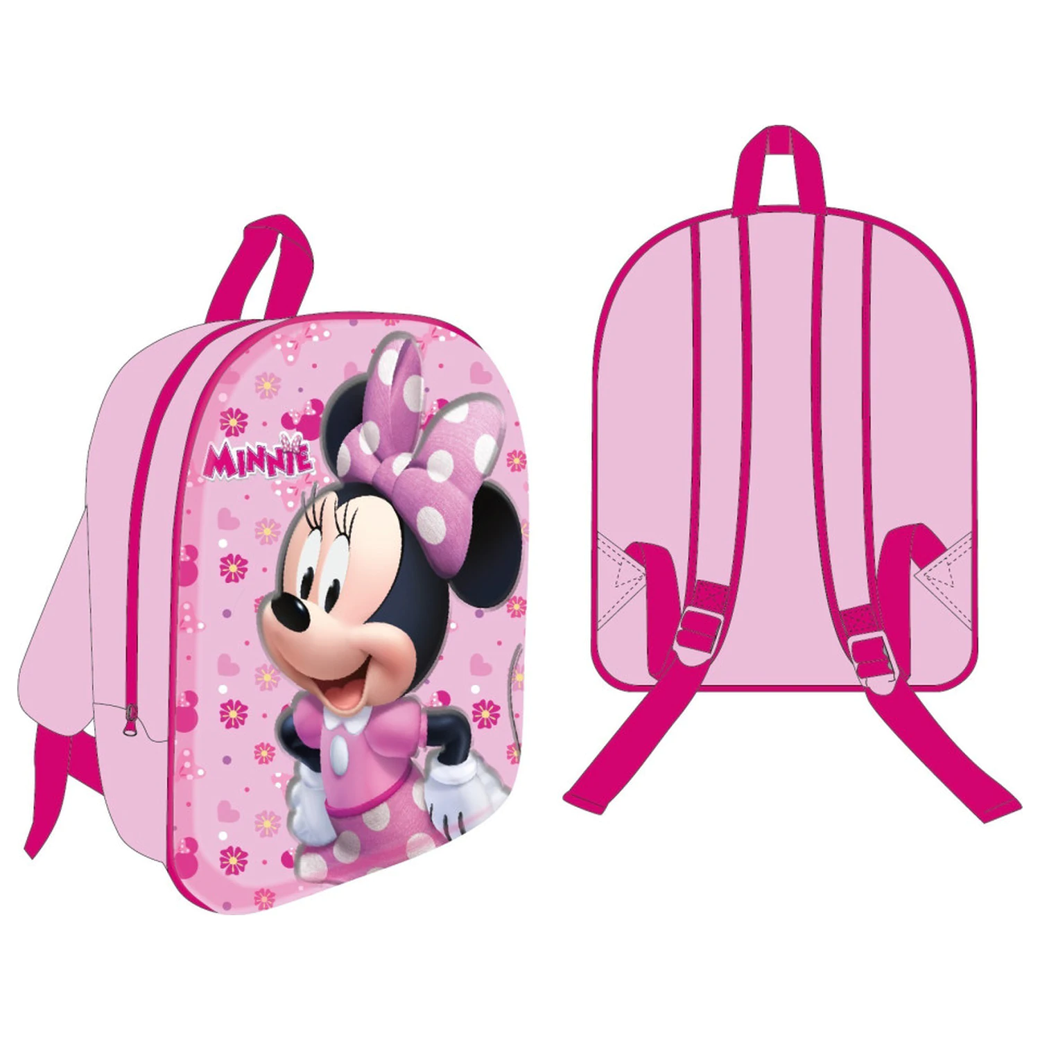 Disney Minnie Pink Paradise Plecak 3D, Torba 30 cm zdjęcie produktu