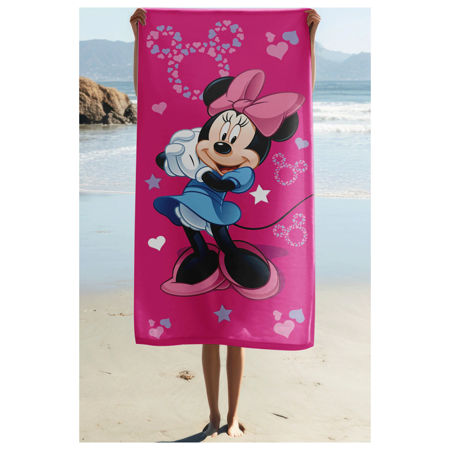 Disney Minnie Pink Star Ręcznik 70x140cm zdjęcie produktu