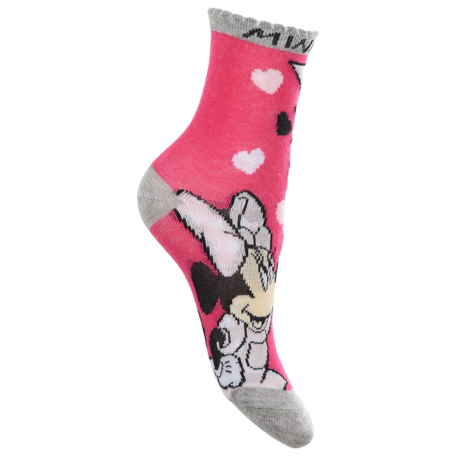 Disney Minnie Pink Style Skarpetki dla dzieci 31/34 zdjęcie produktu