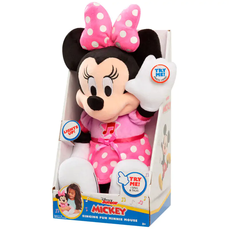 Disney Minnie pluszowa zabawka dźwiękowa 30 cm zdjęcie produktu