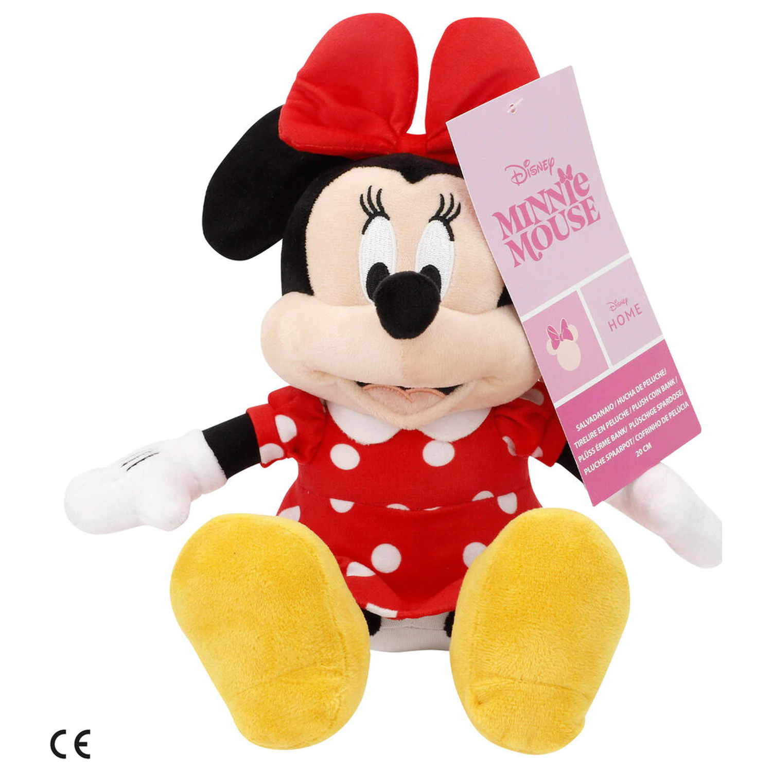 Disney Minnie pluszowa skarbonka zabawka 20cm zdjęcie produktu
