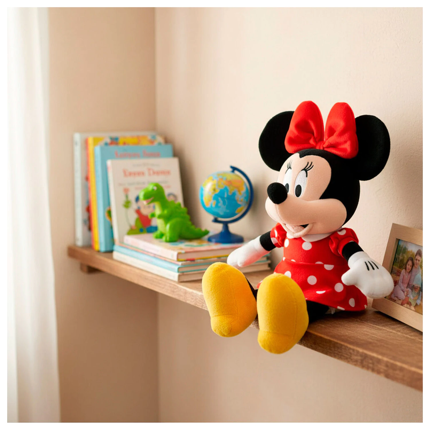 Disney Minnie pluszowa skarbonka zabawka 20cm zdjęcie produktu
