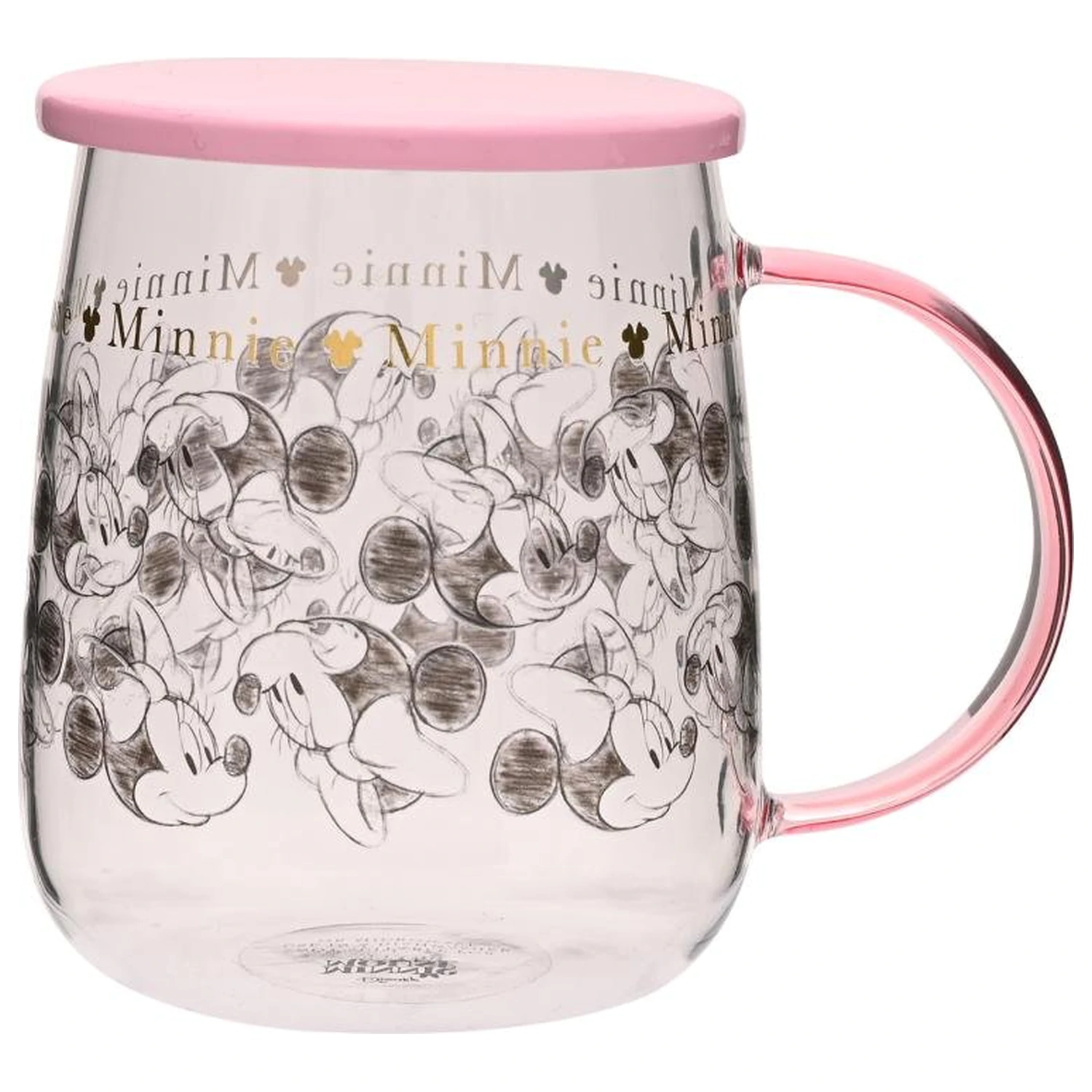 Disney Minnie Szklany kubek z pokrywką (532 ml) zdjęcie produktu