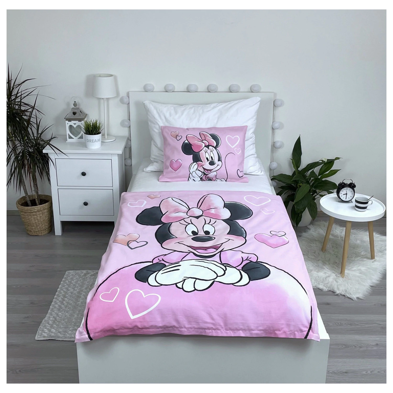 Disney Minnie Powder Pink Kids', Preschool poszwa na kołdrę zdjęcie produktu