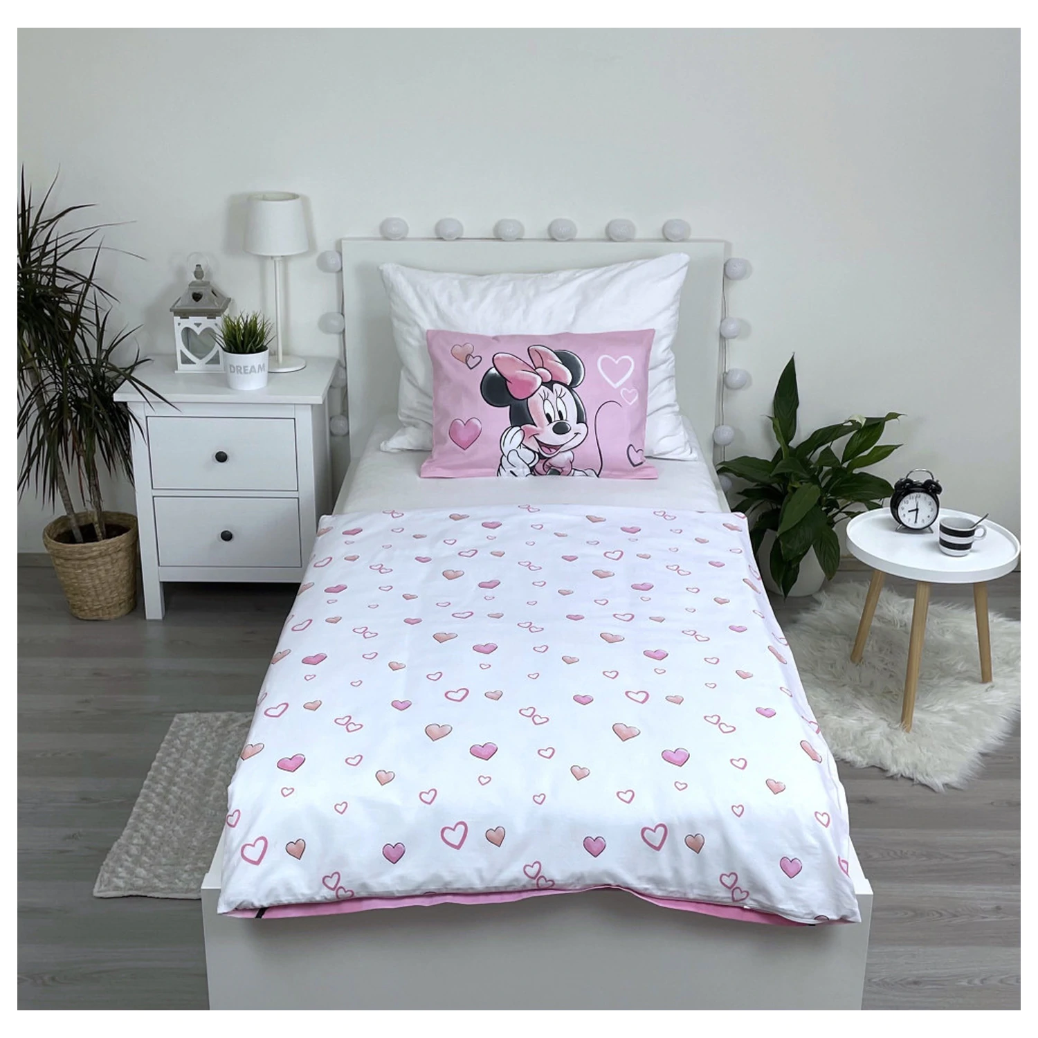 Disney Minnie Powder Pink Kids', Preschool poszwa na kołdrę zdjęcie produktu