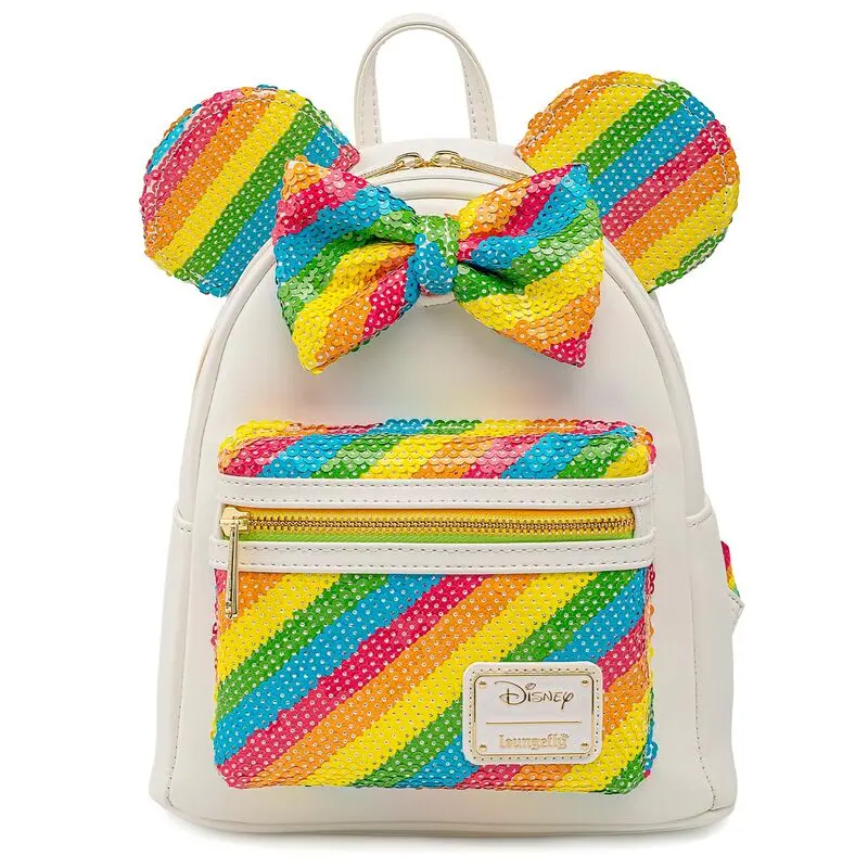 Loungefly Disney Minnie Rainbow plecak 26cm zdjęcie produktu