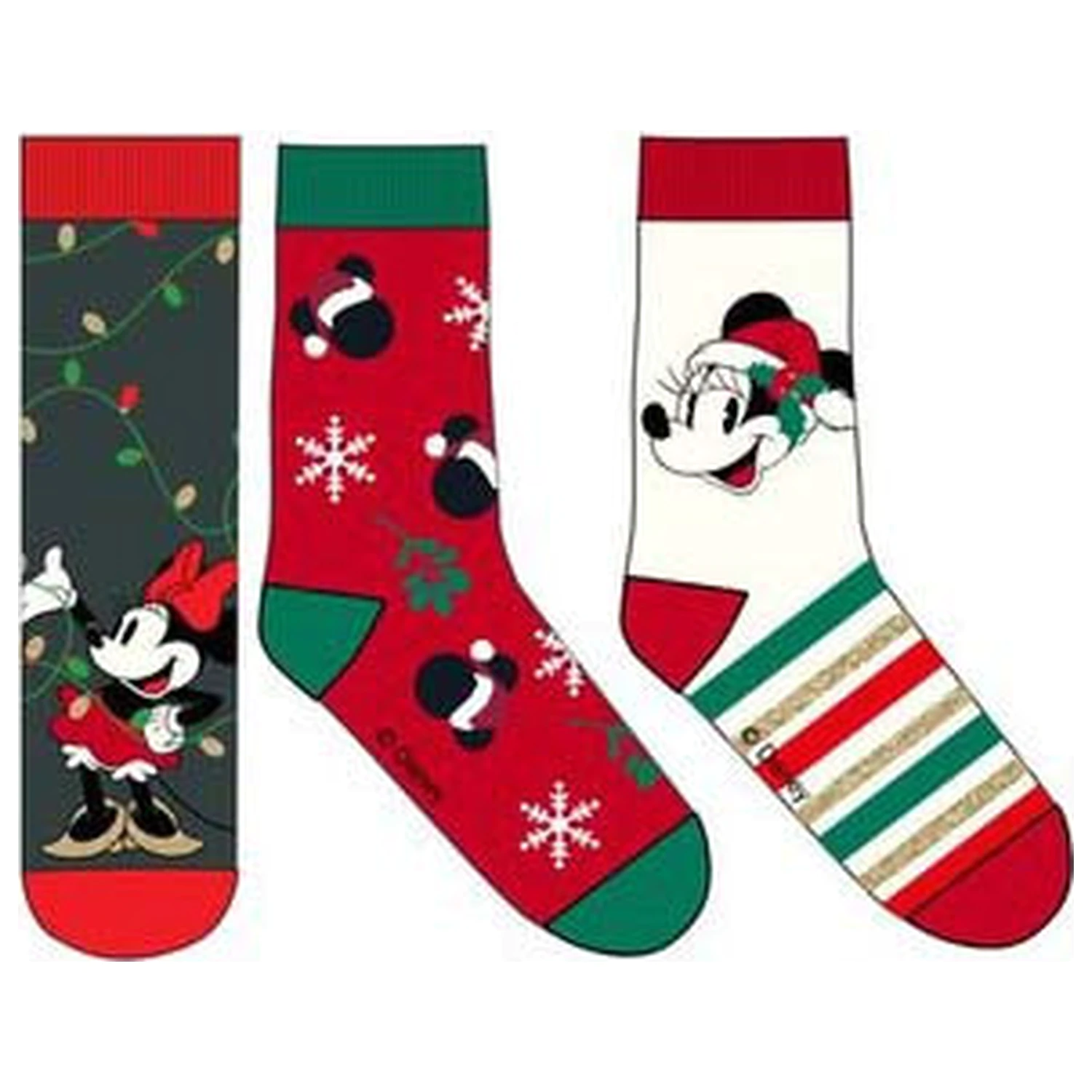 Skarpety damskie Disney Minnie Skylight Christmas 39/41 zdjęcie produktu