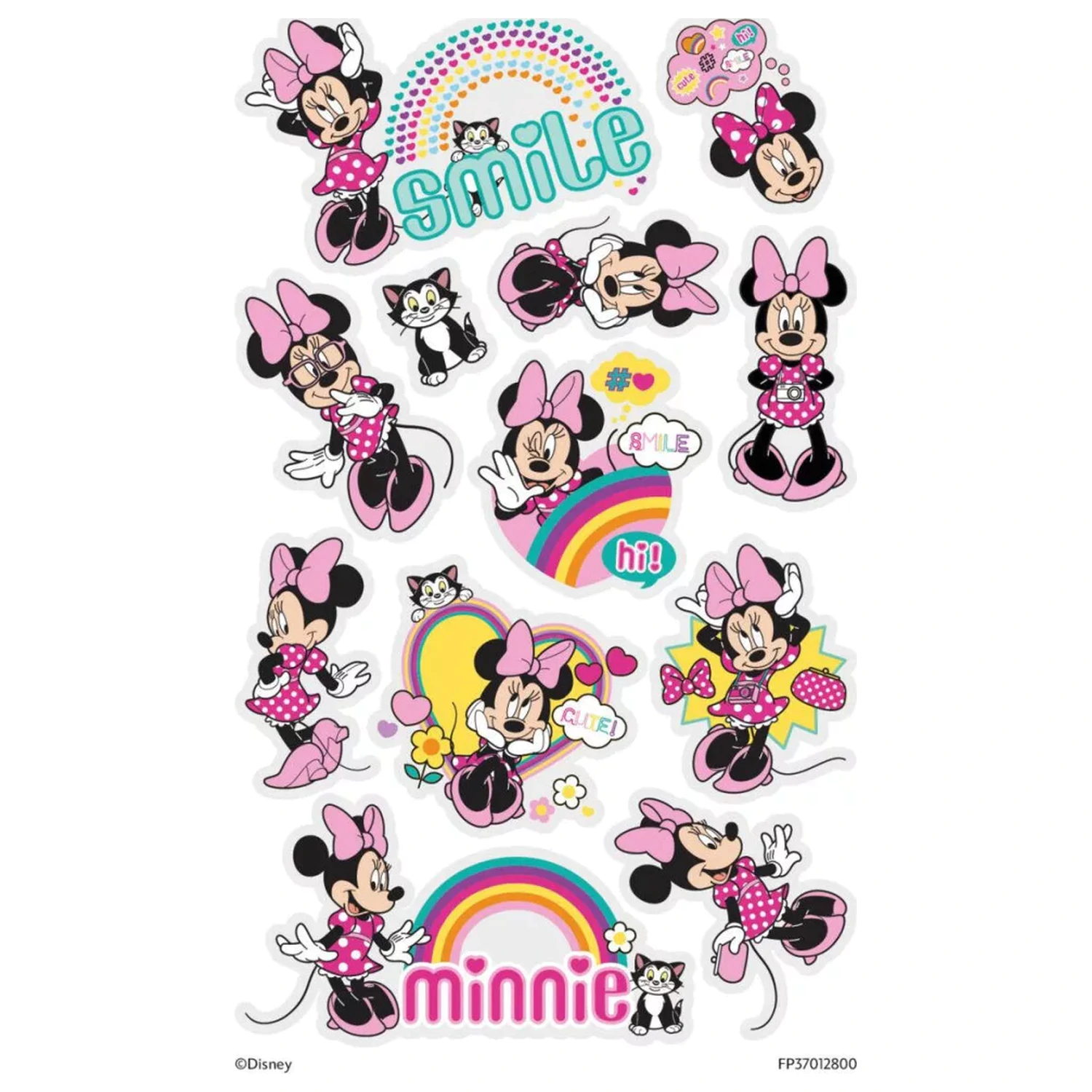 Disney Minnie Smile Tattoo 12 sztuk zdjęcie produktu