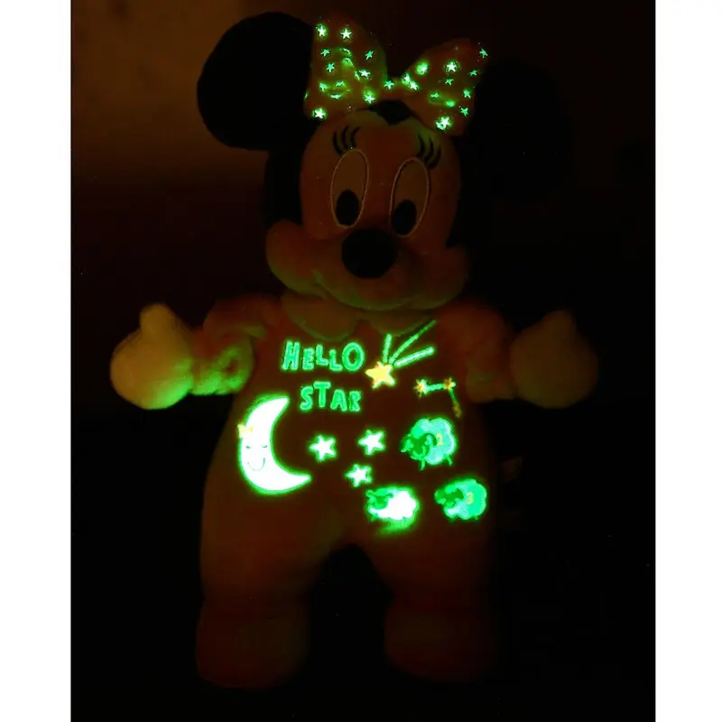 Disney Minnie Pluszowa zabawka Świecąca w Ciemności Soft Glow 25cm zdjęcie produktu