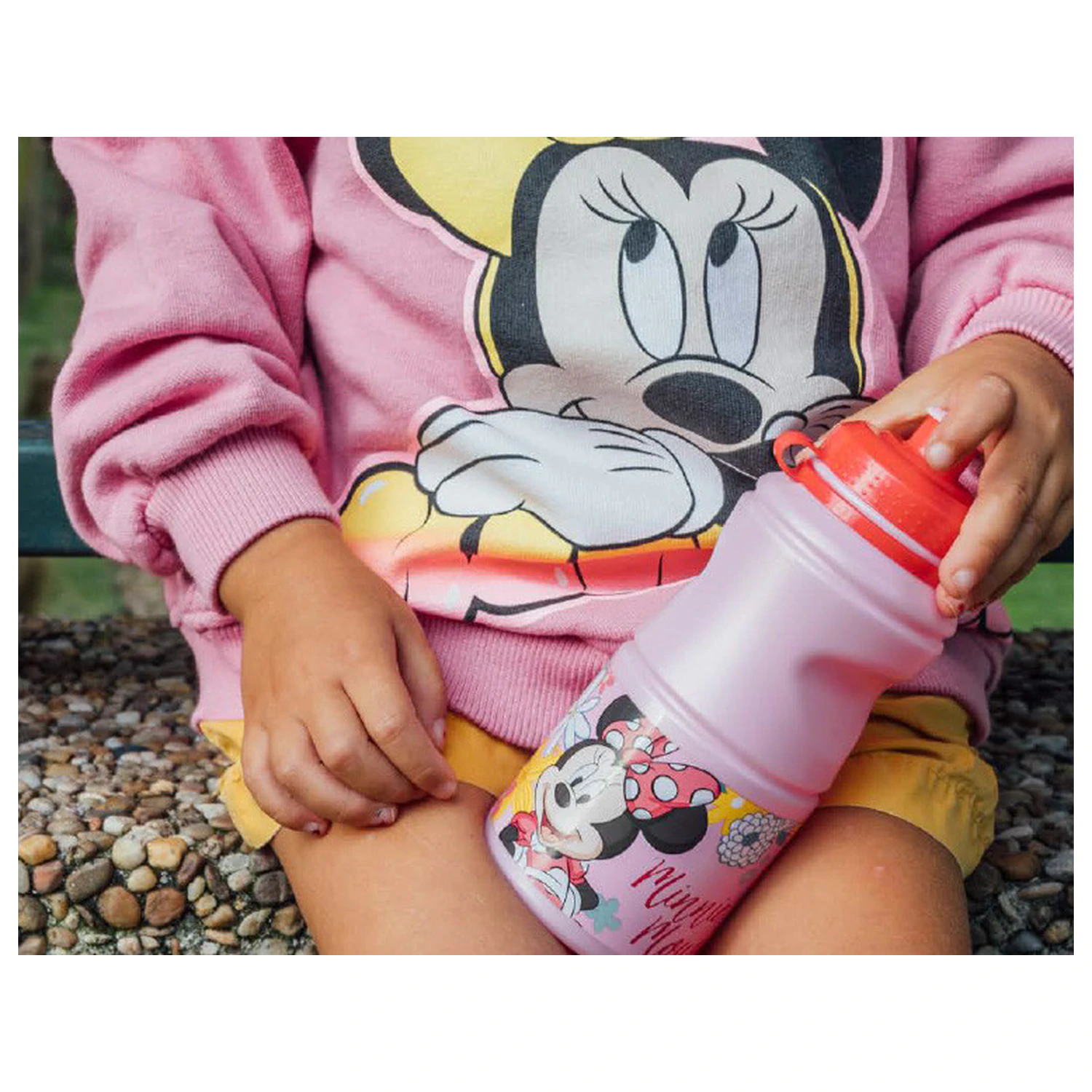 Disney Minnie Wiosenna Butelka sportowa Hold Plastic 380 ml zdjęcie produktu