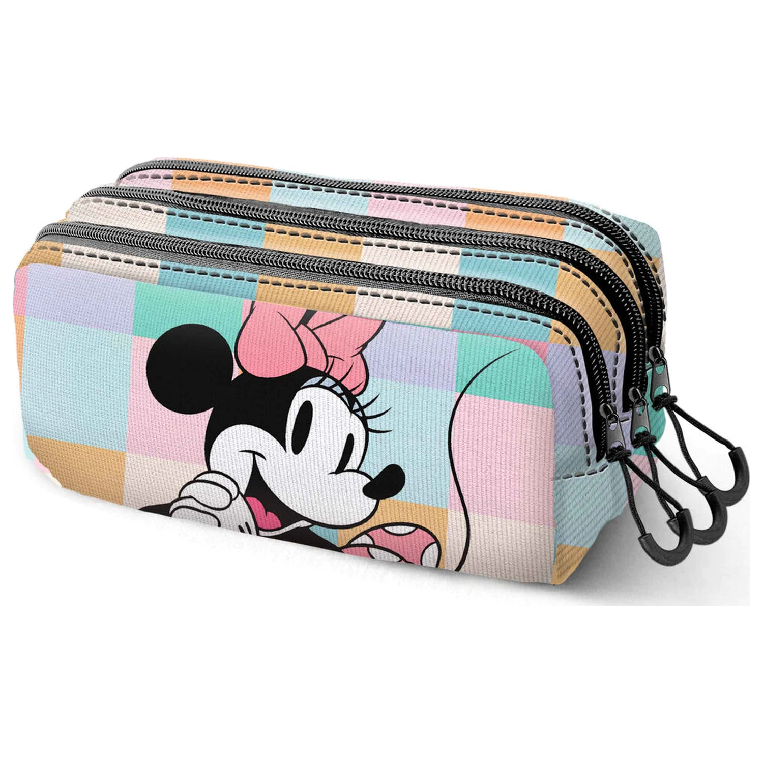 Disney Minnie Squares potrójny piórnik zdjęcie produktu