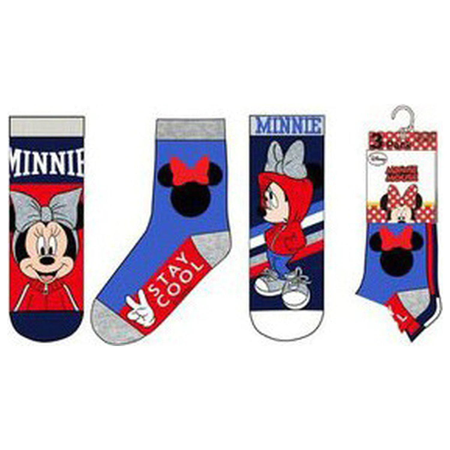 Disney Minnie Stay Cool skarpetki dla dzieci 23/26 zdjęcie produktu