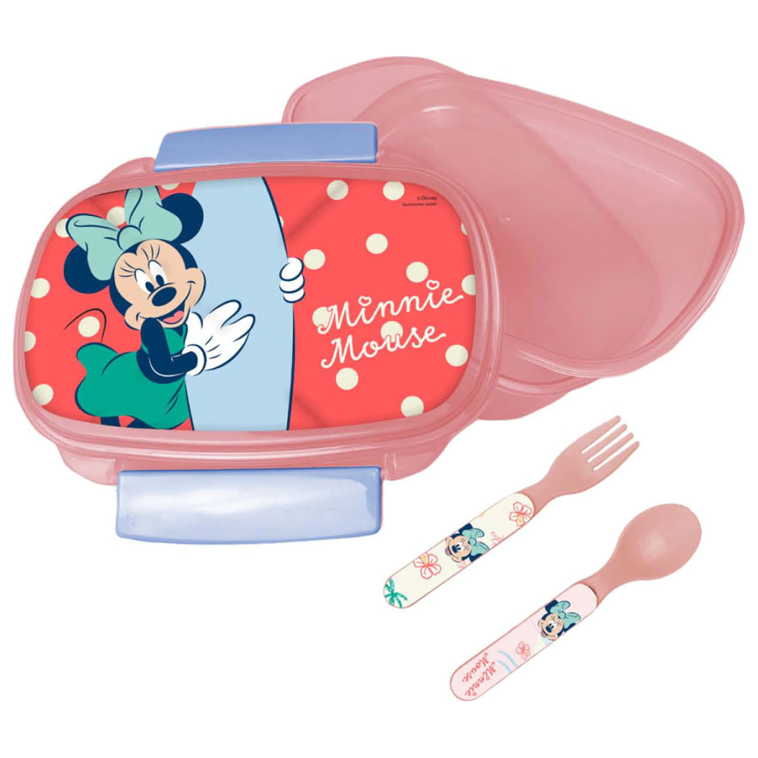 Disney Minnie Letni pojemnik na kanapki + zestaw sztućców zdjęcie produktu