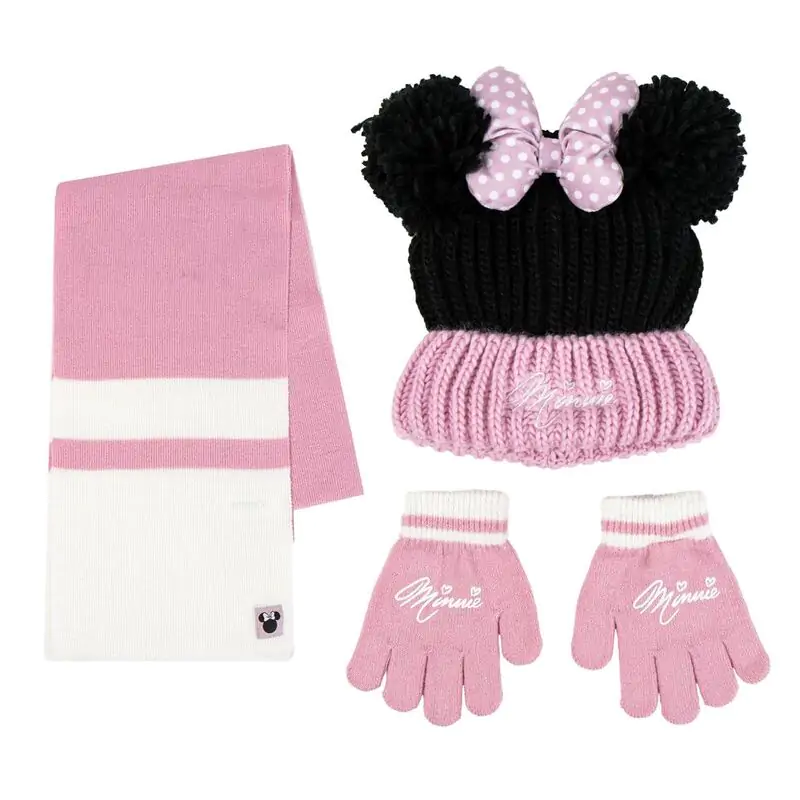 Zestaw zimowy Disney Minnie: komin, czapka i rękawiczki zdjęcie produktu