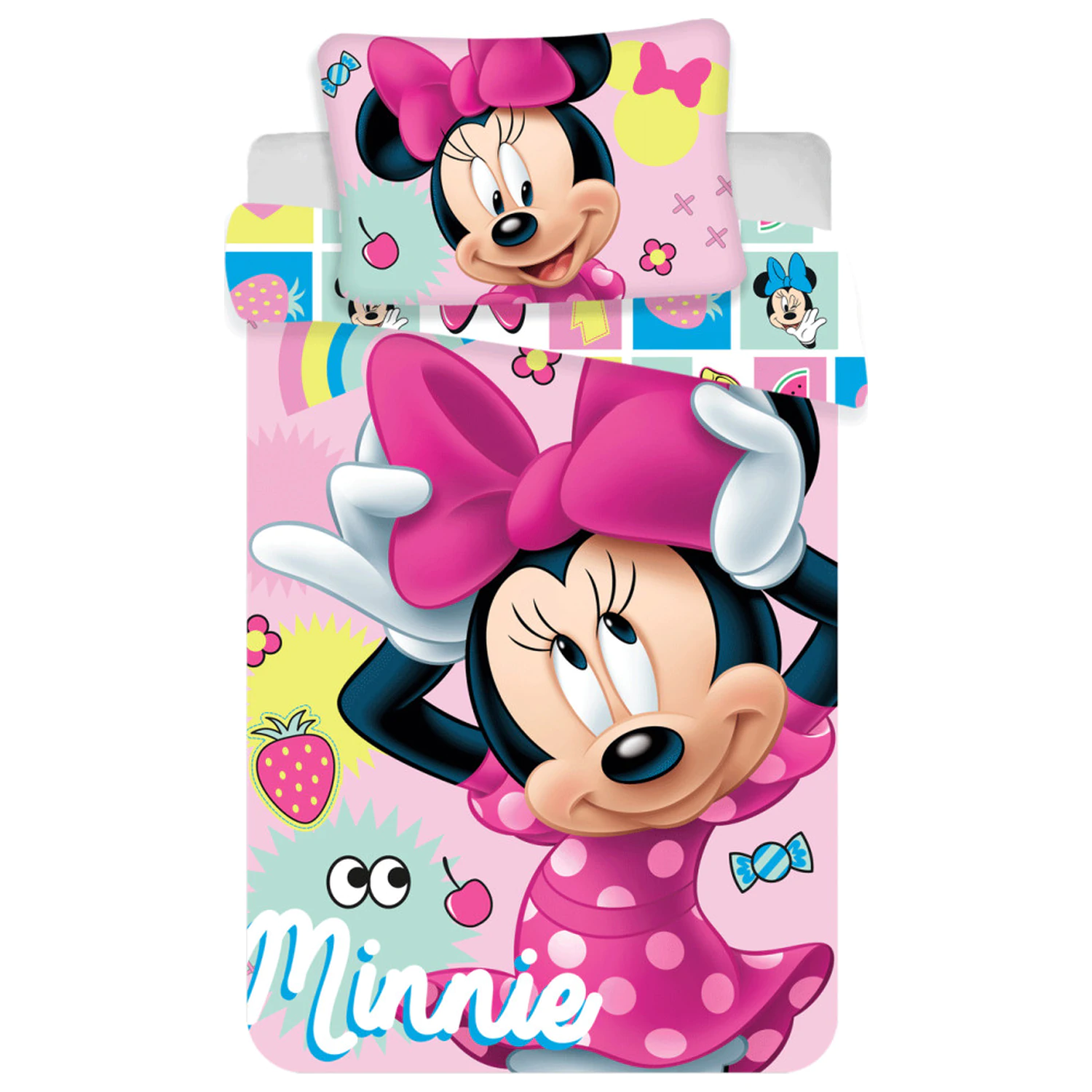 Disney Minnie Tidy Child, Przedszkolna Poszewka na Kołdrę zdjęcie produktu