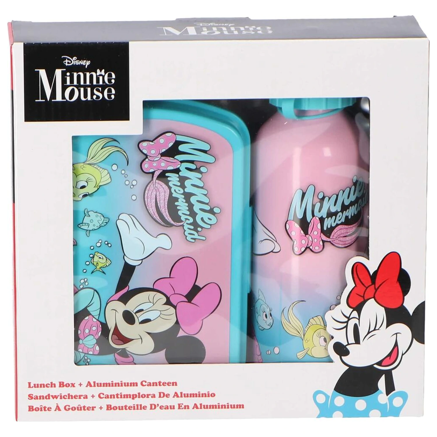 Disney Minnie Lunch box + butelka aluminiowa 500 ml zdjęcie produktu