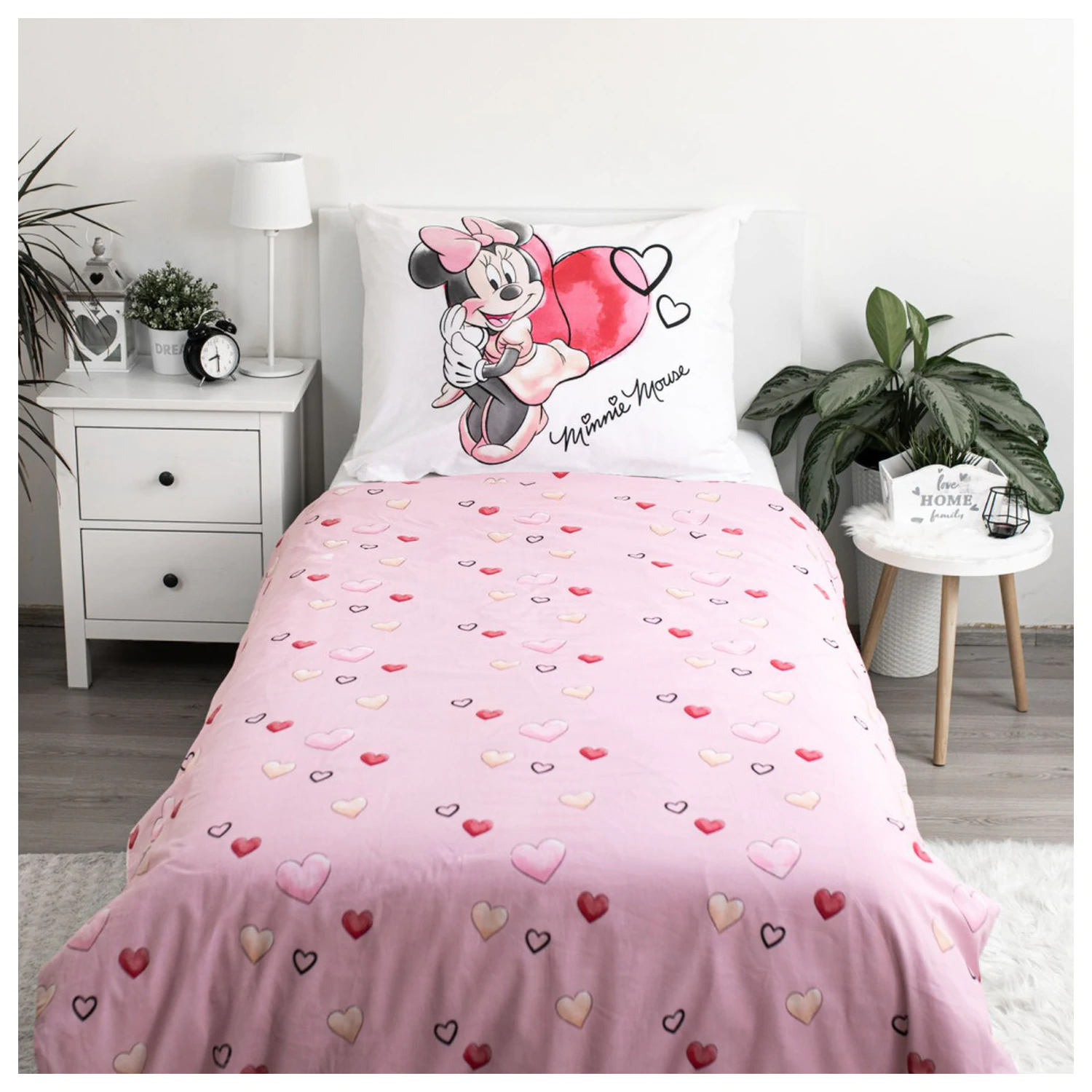 Disney Minnie Biała Poszwa na kołdrę zdjęcie produktu