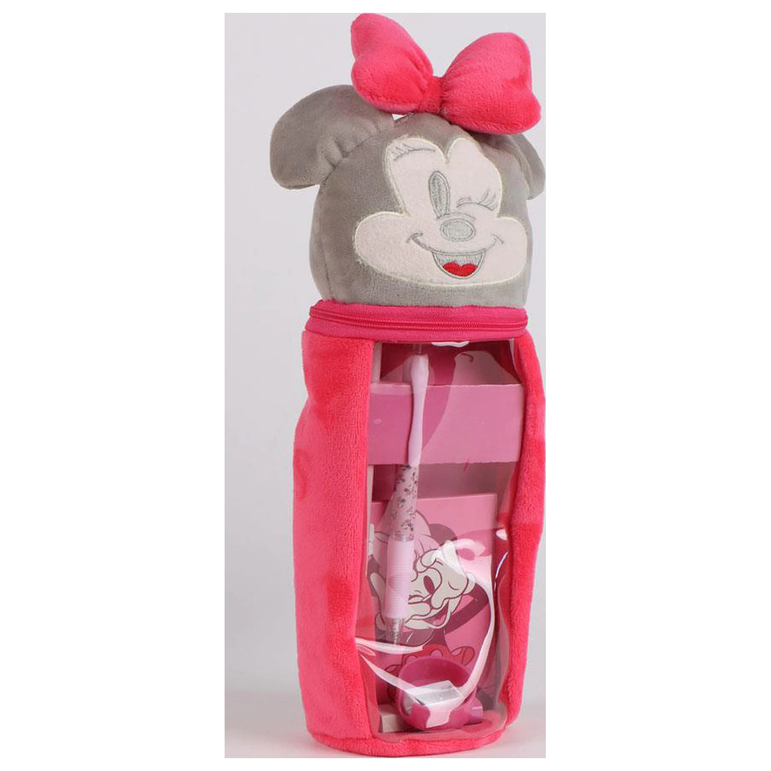 Disney Minnie Wink Szare pluszowe etui na ołówki zdjęcie produktu