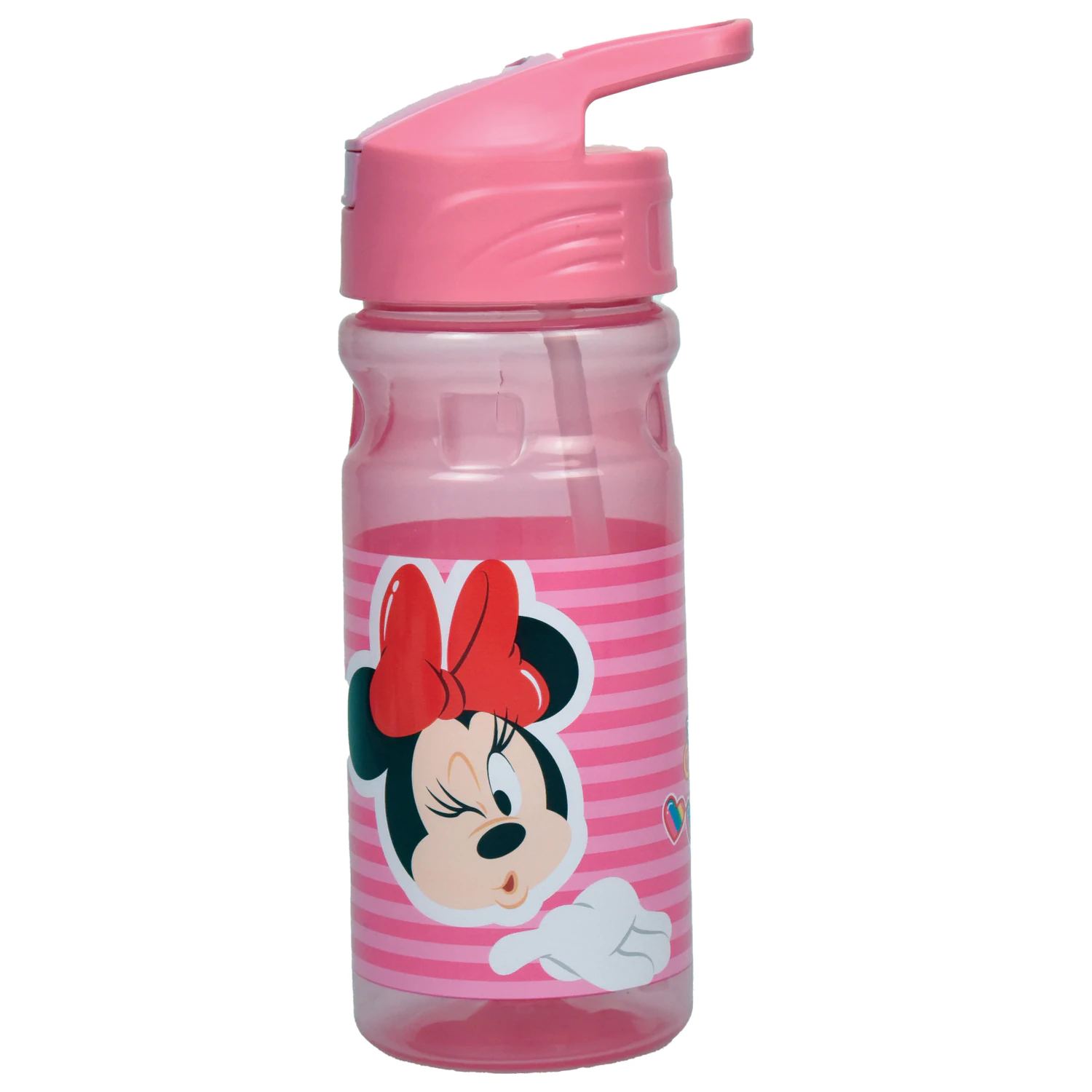Disney Minnie Wink Plastikowa Butelka na Wodę ze Słomką 500 ml zdjęcie produktu