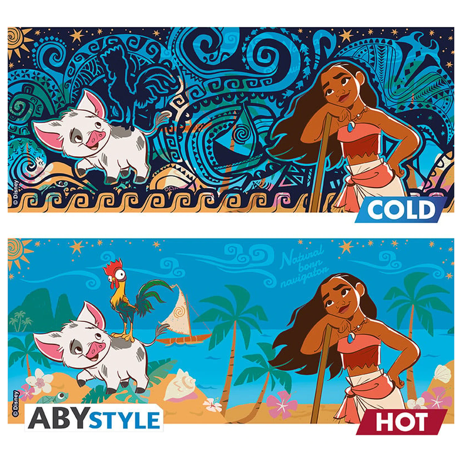 Disney Moana & Friends Kubek Zmieniający Kolor Pod Wpływem Ciepła 460ml zdjęcie produktu