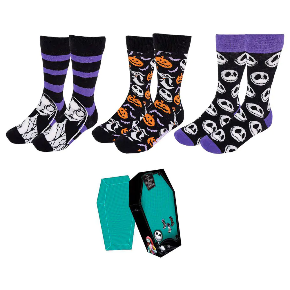Skarpetki The Nightmare Before Christmas 3-pak Icons zdjęcie produktu