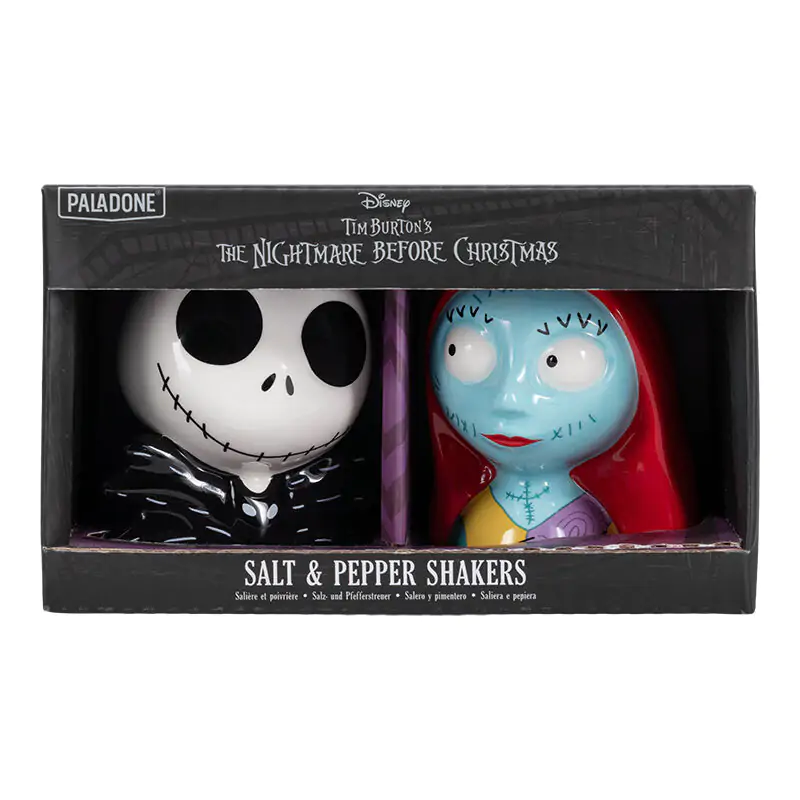 Disney Miasteczko Halloween Jack i Sally Zestaw do soli i pieprzu zdjęcie produktu