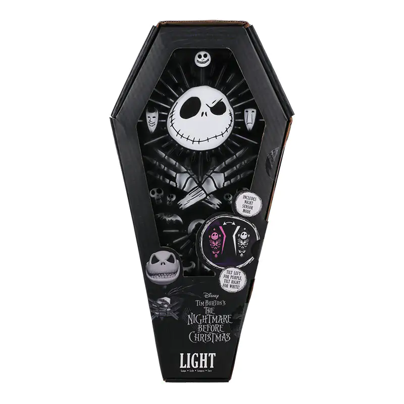 Disney Nightmare Before Christmas Jack Coffin Lampa 3D w kształcie trumny zdjęcie produktu