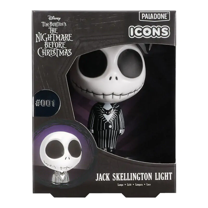 Disney Miasteczko Halloween Jack Skellington Icons lampka 10cm zdjęcie produktu