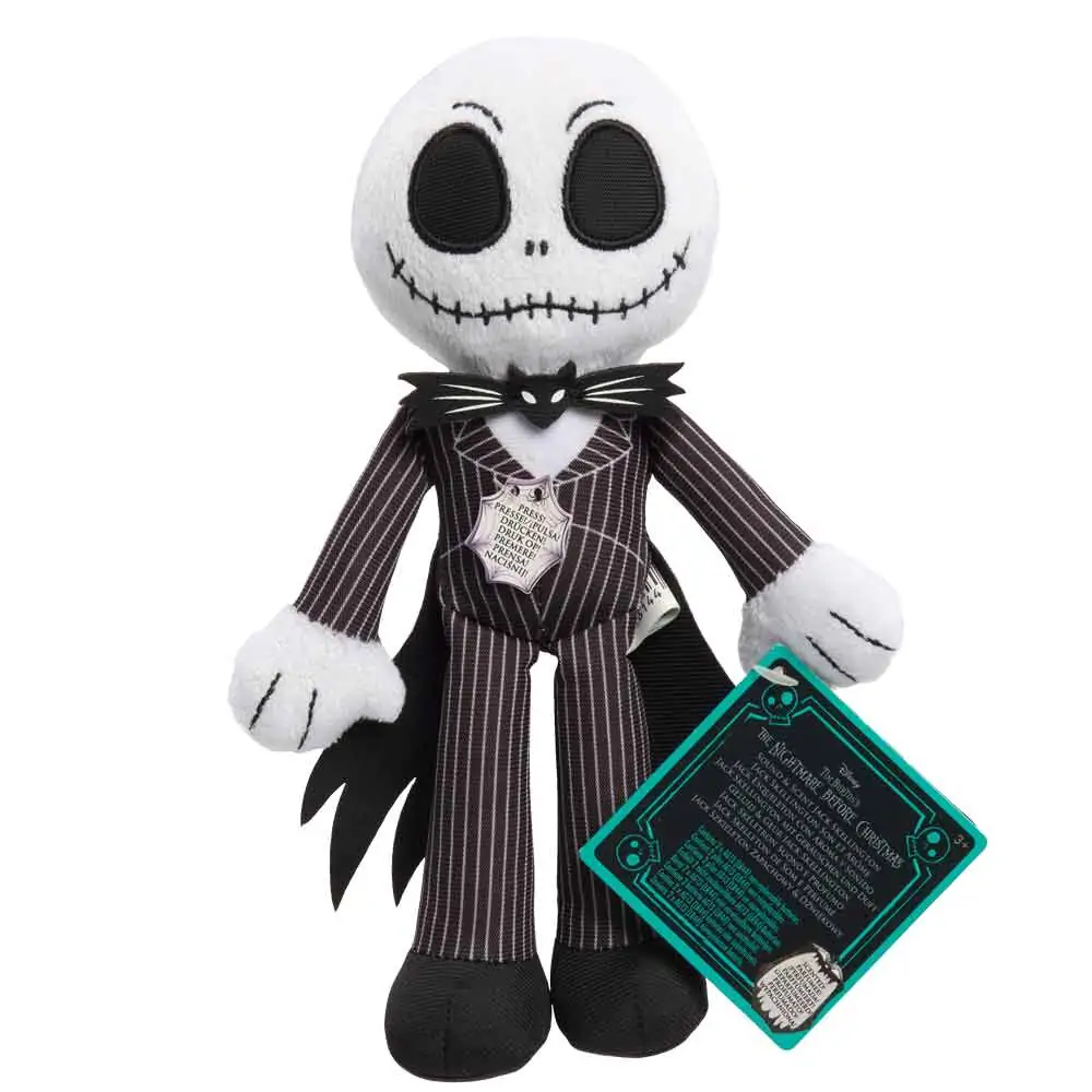 Disney Nightmare Before Christmas Jack Skellington dźwiękowa pluszowa zabawka zdjęcie produktu