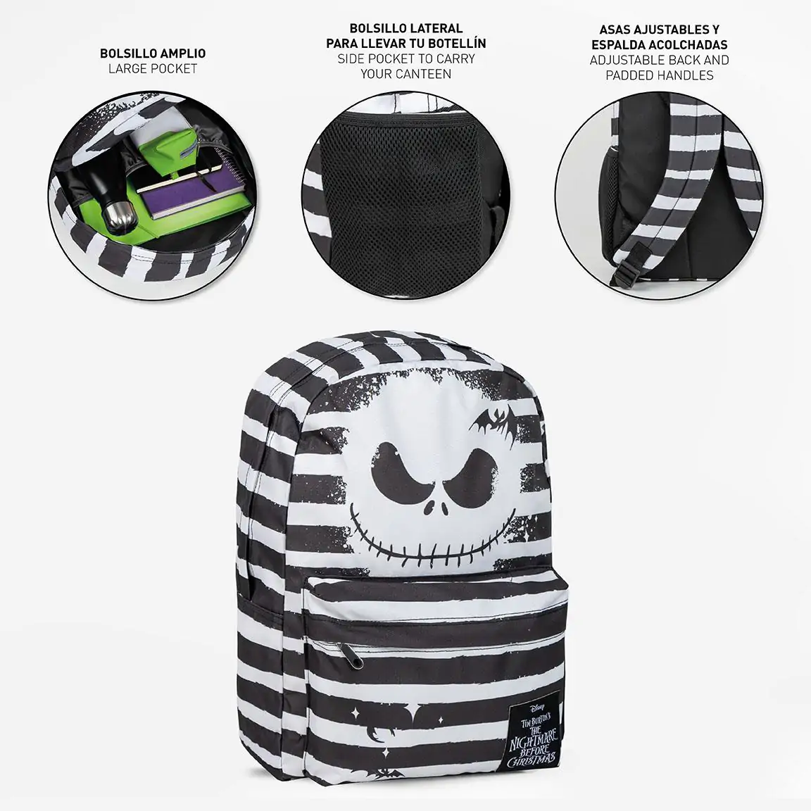 Disney Nightmare Before Christmas Jack plecak casual zdjęcie produktu