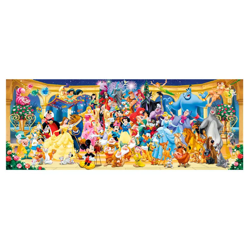 Disney Panorama Puzzle ze zdjęciem grupowym (1000 elementów) zdjęcie produktu