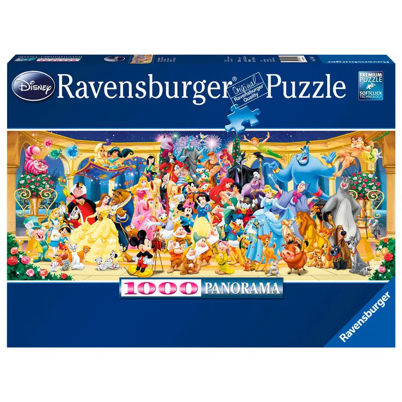 Disney Panorama Puzzle ze zdjęciem grupowym (1000 elementów) zdjęcie produktu