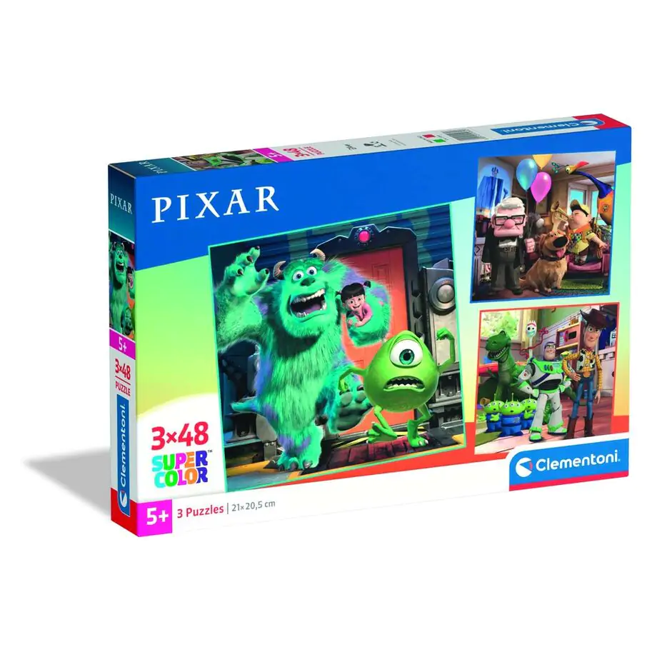 Puzzle Disney Pixar 3x48 elementów zdjęcie produktu