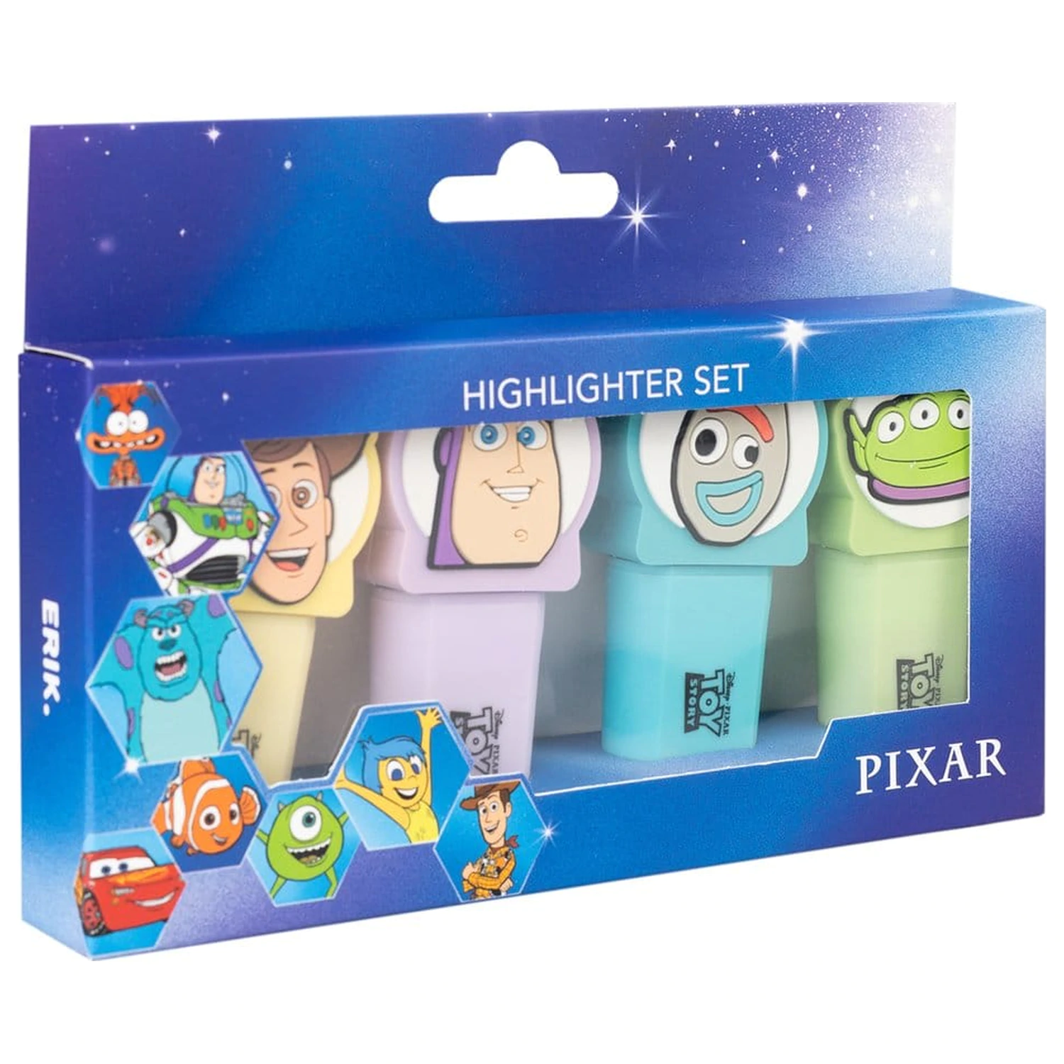 Disney Pixar Toy Story zestaw 4 zakreślaczy z nakładką zdjęcie produktu