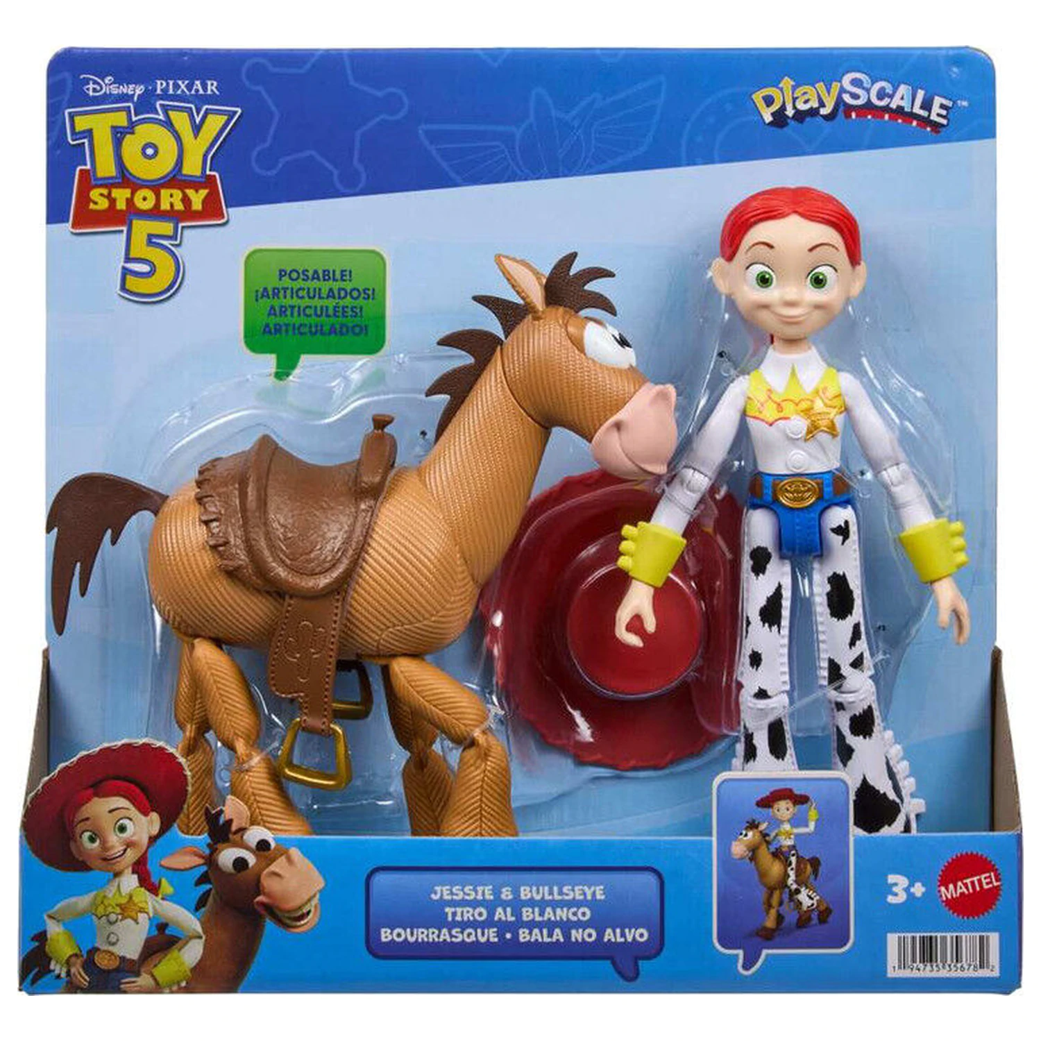 Disney Pixar Toy Story 5 zestaw Jessie i Bullseye 2 figurki 18cm zdjęcie produktu