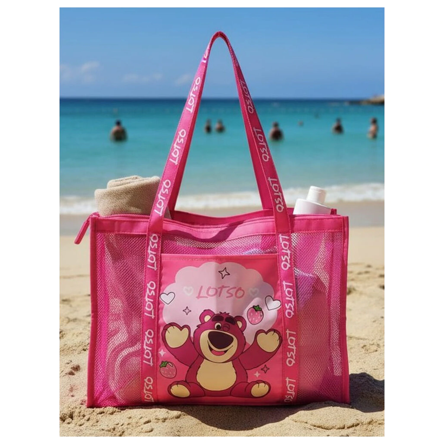 Disney Pixar Toy Story Lotso siatkowa torba plażowa zdjęcie produktu
