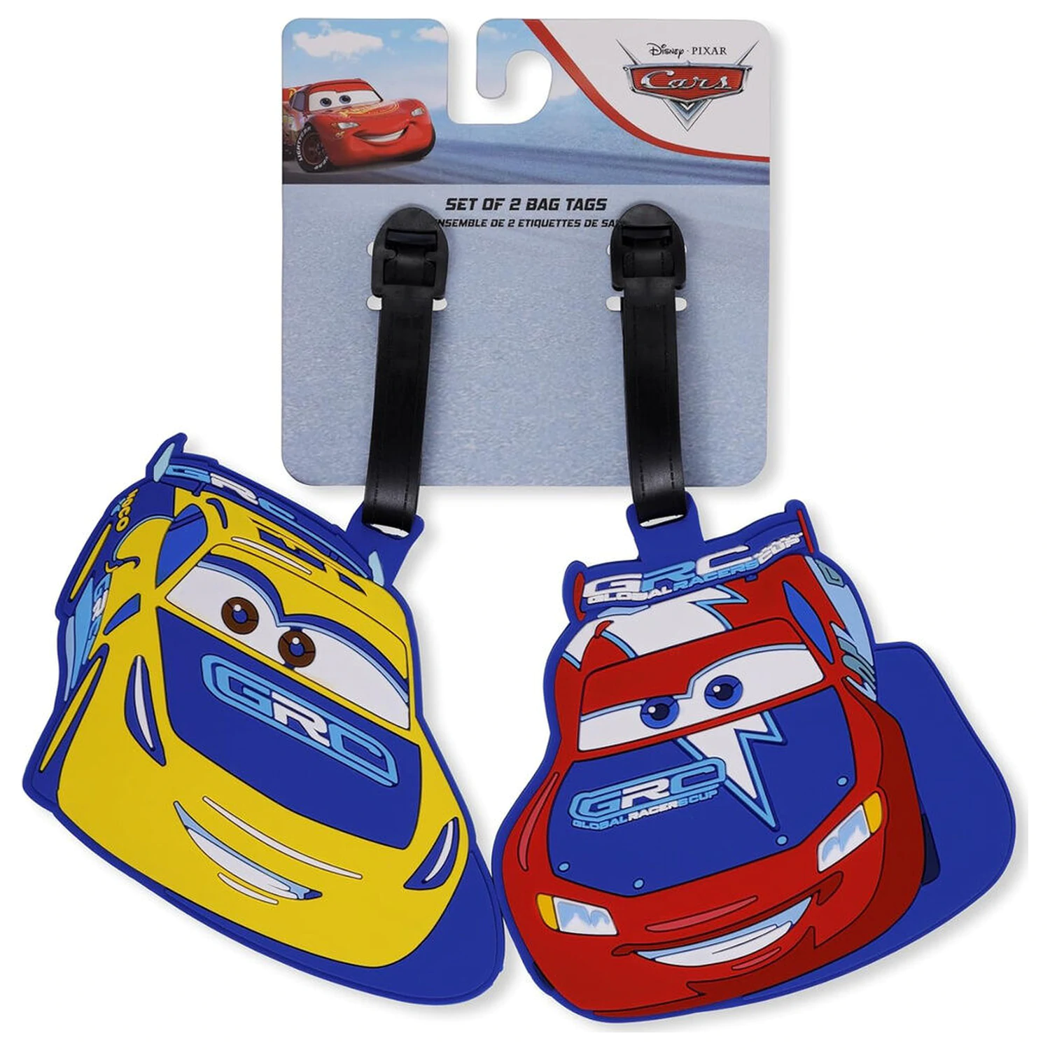 Disney Pixar Cars zestaw 2 zawieszek bagażowych zdjęcie produktu