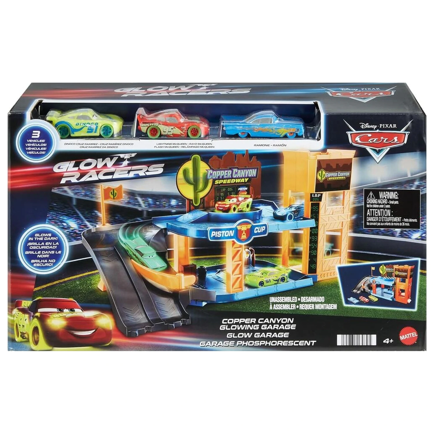 Zestaw warsztatowy Disney Pixar Cars Copper Canyon Glow playset zdjęcie produktu