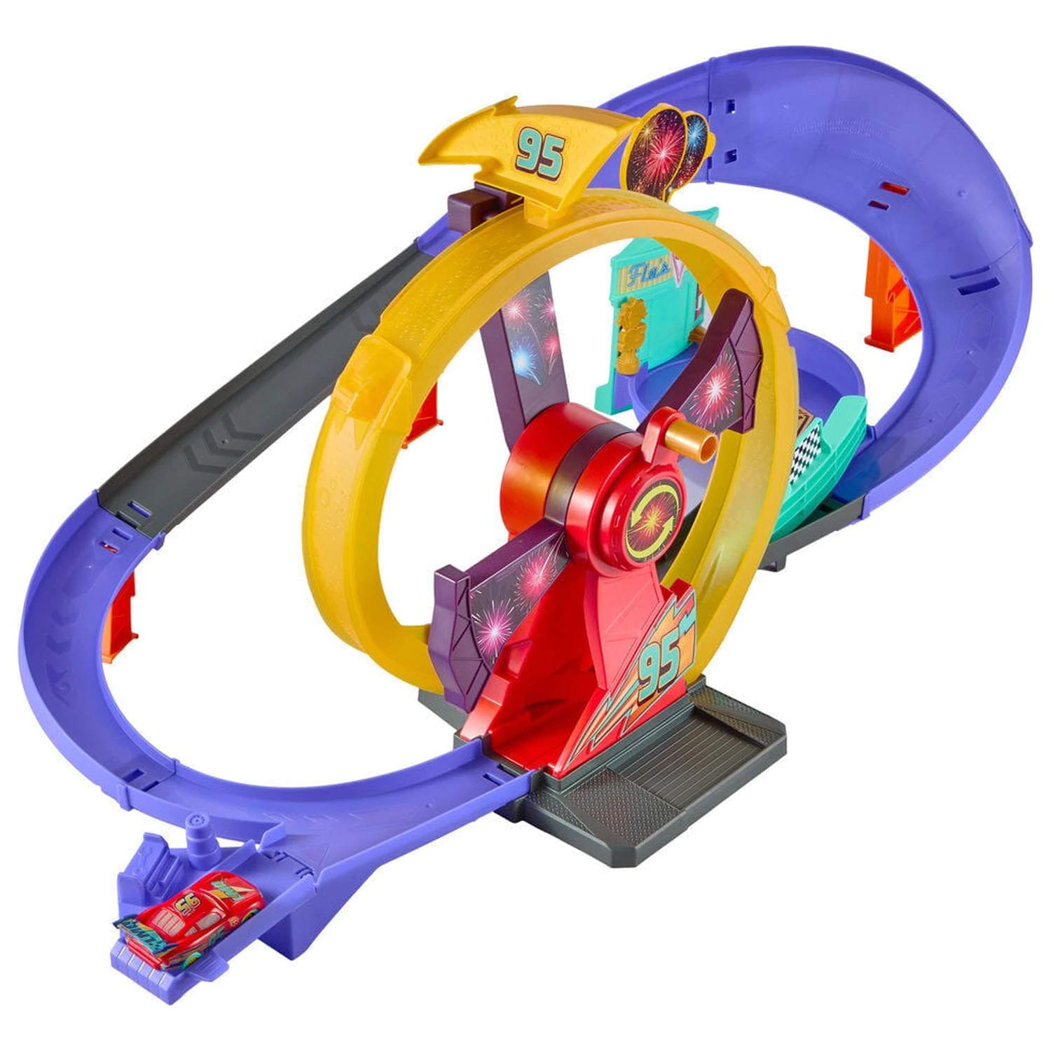 Disney Pixar Cars Lightning McQueen zestaw torów wyścigowych zdjęcie produktu