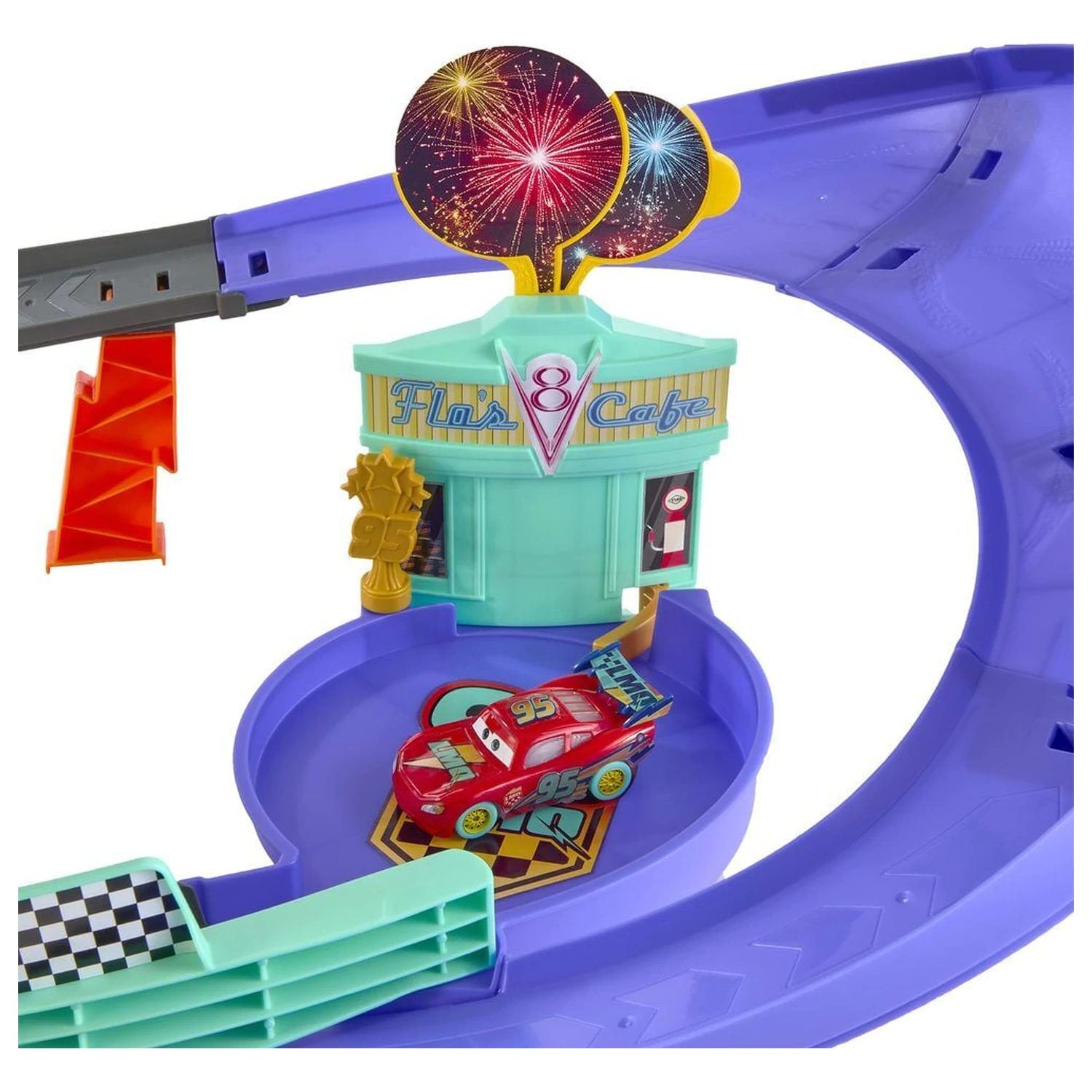 Disney Pixar Cars Lightning McQueen zestaw torów wyścigowych zdjęcie produktu