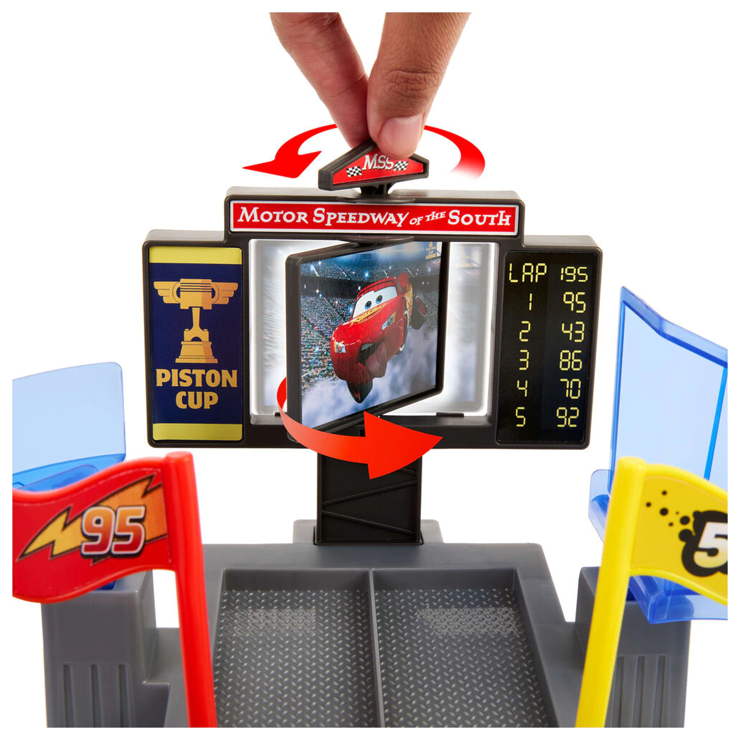 Disney Pixar Cars Piston Cup Stunting Speedway zestaw do zabawy zdjęcie produktu