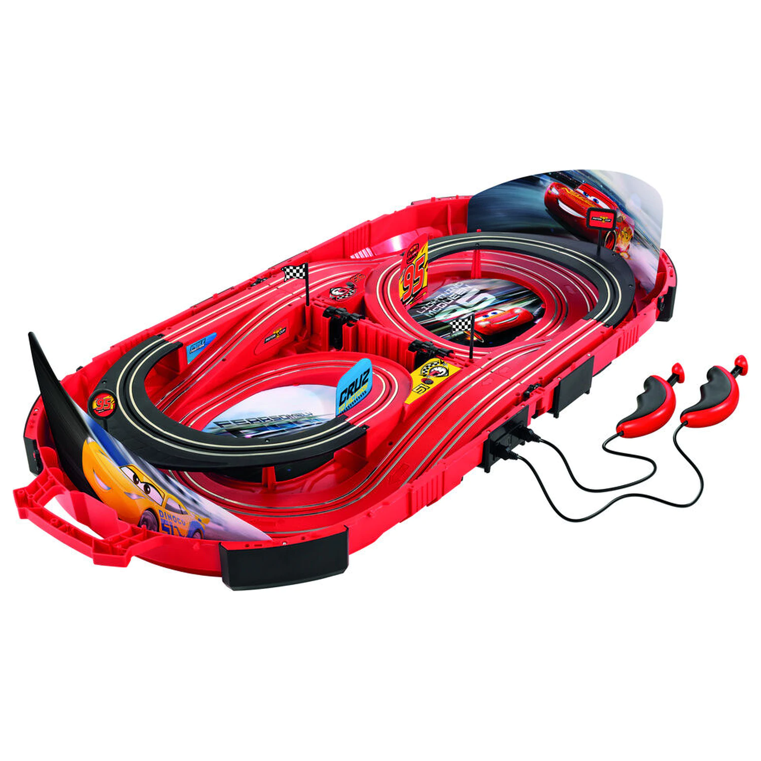 Disney Pixar Cars Tor wyścigowy Race in a Case zdjęcie produktu