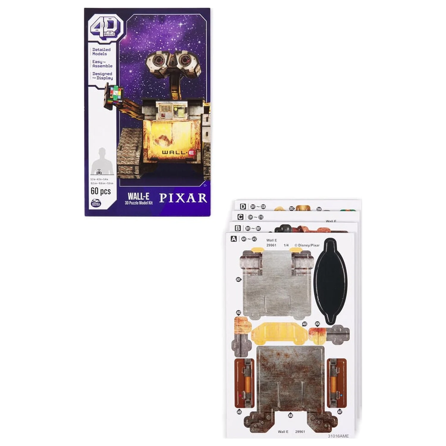 Puzzle 3D Disney Pixar Wall-E (60 elementów) zdjęcie produktu