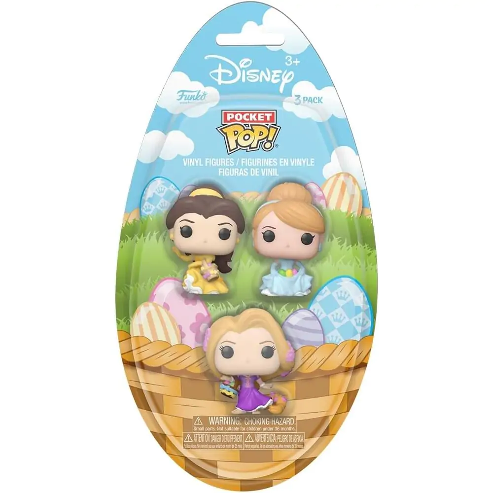 Disney Pocket Funko POP! Figurka Vinyl 3-Pack Egg Princess 4 cm zdjęcie produktu