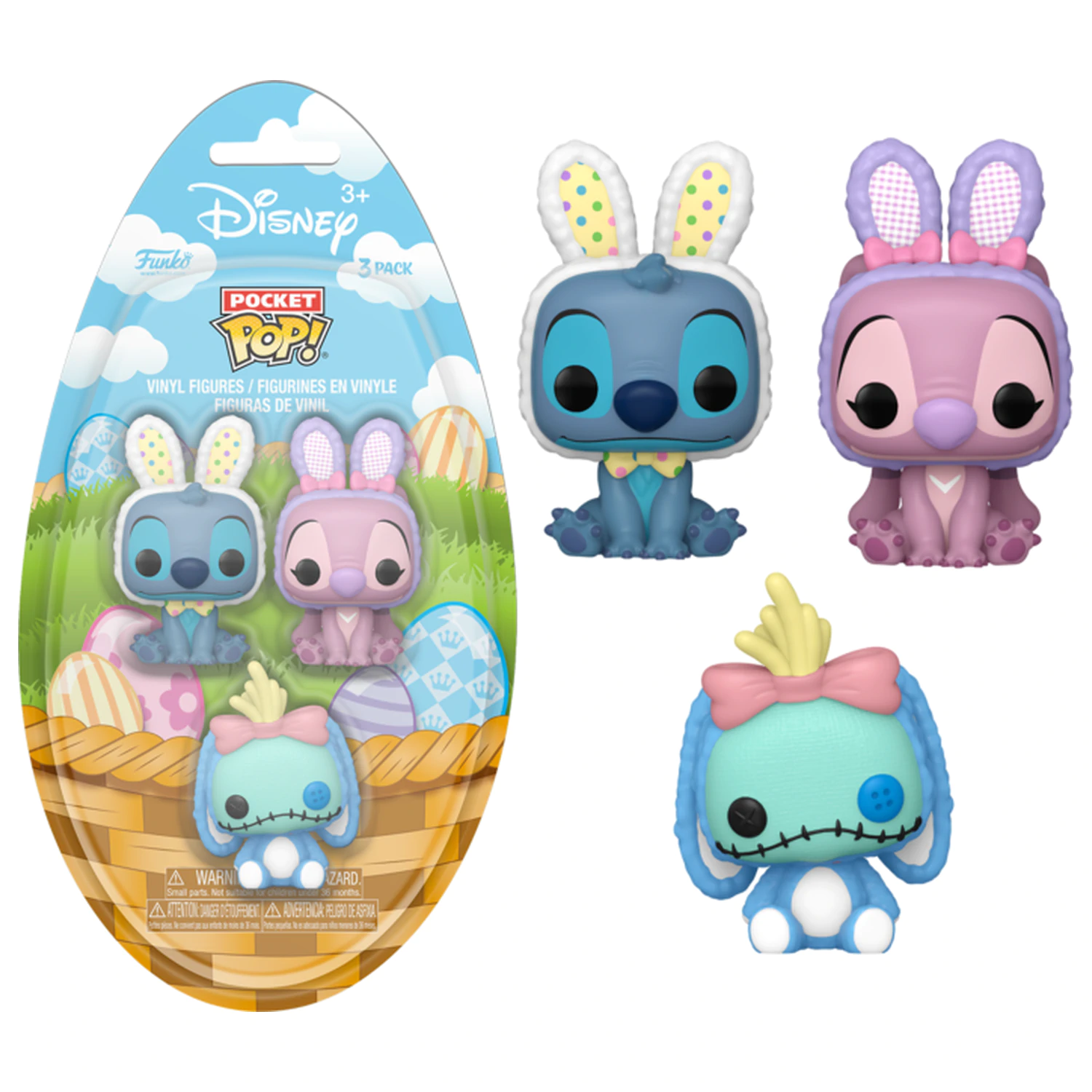 DISNEY Pocket Funko POP! Lilo & Stitch (3 sztuki) zdjęcie produktu